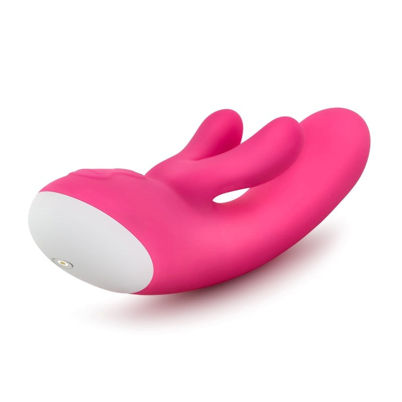 Blush Novelties Hop Lola Bunny Hot Pink Vibrator with 3 Stimulation Points - - Rabbit Vibrators