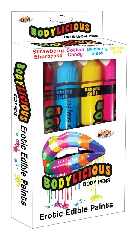 Hott Products Bodylicious Body Pens Body Paints Edible Art for Sex Play - - Sex Games, Coupons and Tricks