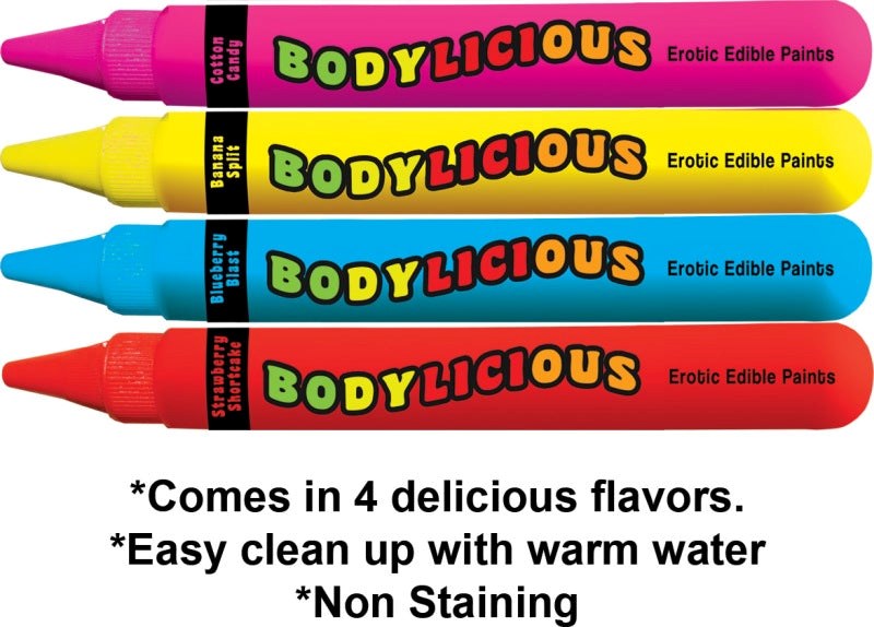 Hott Products Bodylicious Body Pens Body Paints Edible Art for Sex Play - - Sex Games, Coupons and Tricks