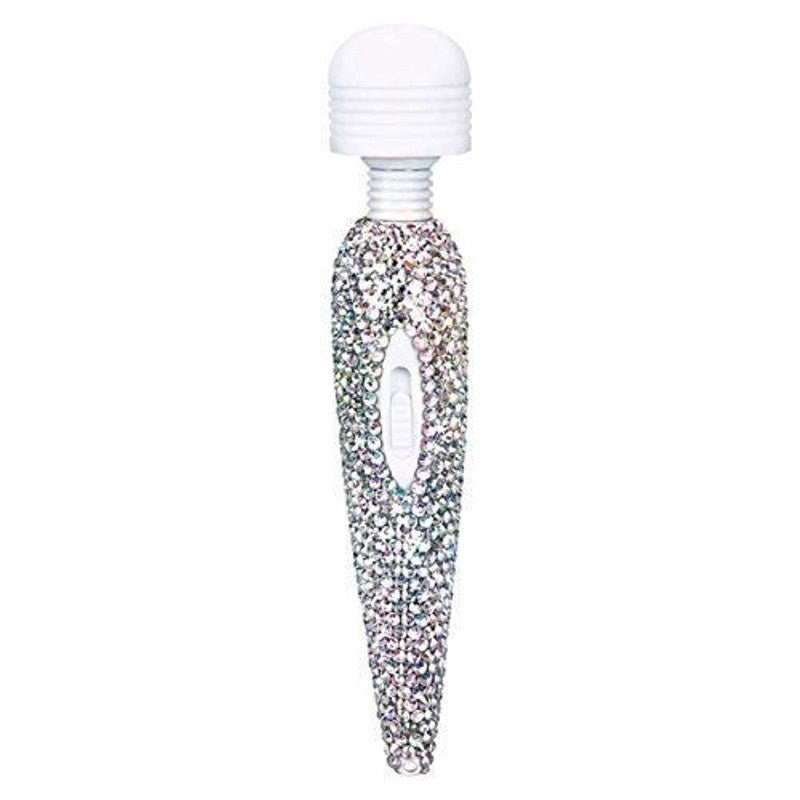 Bodywand Diamond Luxury Vibrator - Rechargeable and Crystal-Studded - - Luxury Sex Toys