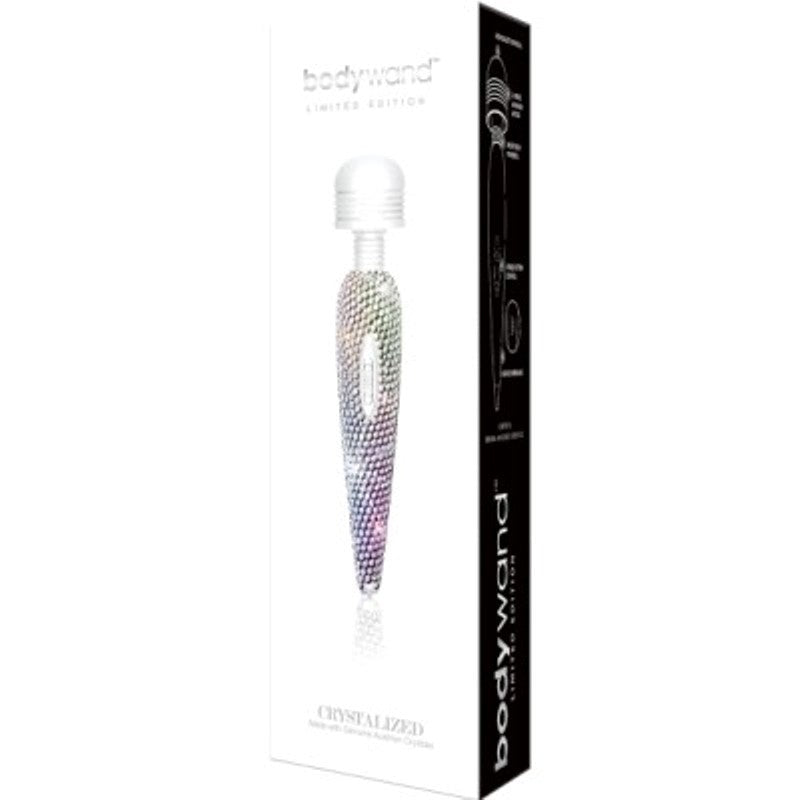 Bodywand Diamond Luxury Vibrator - Rechargeable and Crystal-Studded - - Luxury Sex Toys