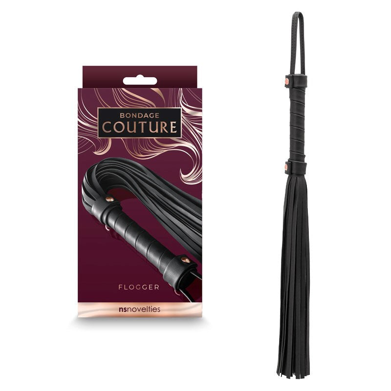 Bondage Couture Flogger Top Cock Fittings - - Whips And Crops