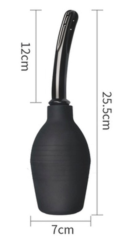 Bondage Fetish Deluxe Curved Douche Discreet Packaging - - Enemas and Douches