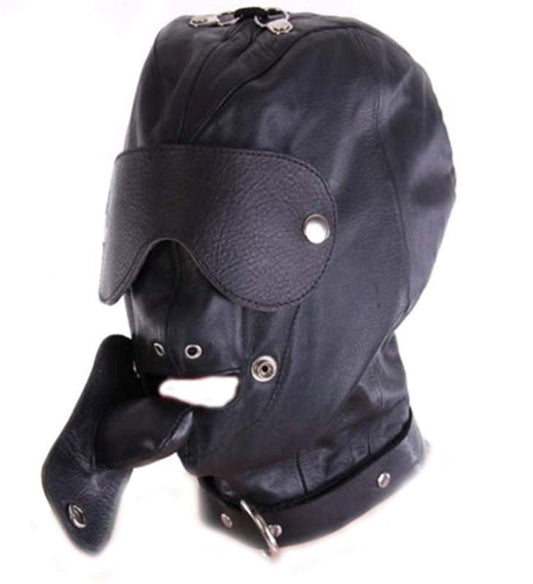 Bondage Hood With Dildo Gag Hot Seller Sex Toy - - Bondage Hoods