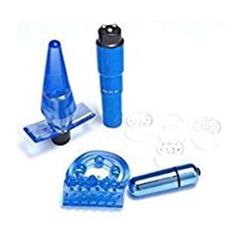 Buzz Love Kit Vibrating Toy Set Blue Reliable CRing Gear - - Sex Kits