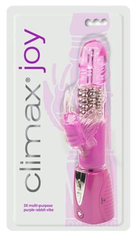 Topco Climax Joy 3X Multi Purpose Vibrating Rabbit Massager Dual Stimulation - - Rabbit Vibrators