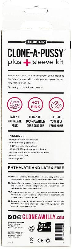 Empire Labs DIY Vulva Replica Kit Intimate Crafting Adventure Hot Pink - - Moulding Kits