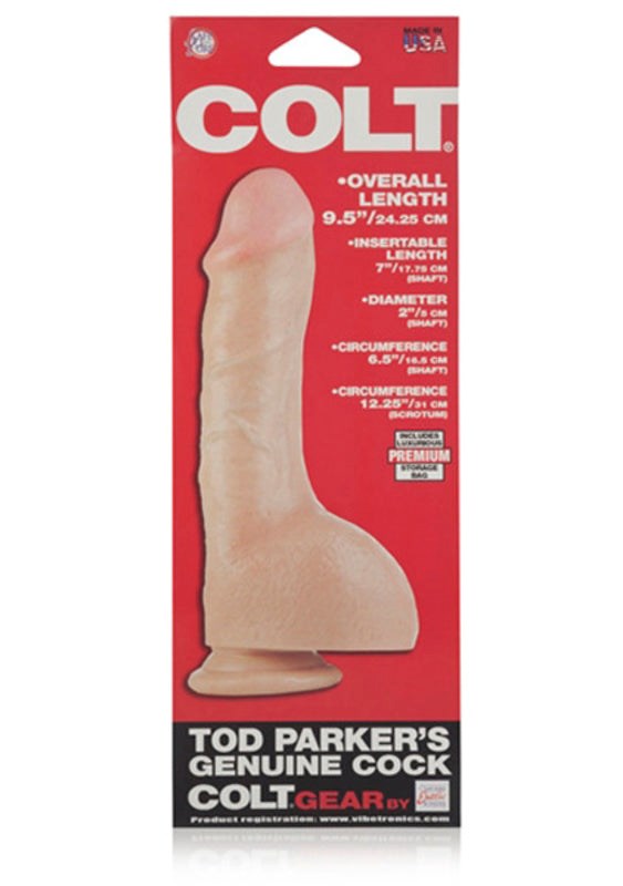 California Exotics Colt Tod Parkers Suction Cup Realistic Cock 6.5 Inch Dildo - - Realistic Dildos