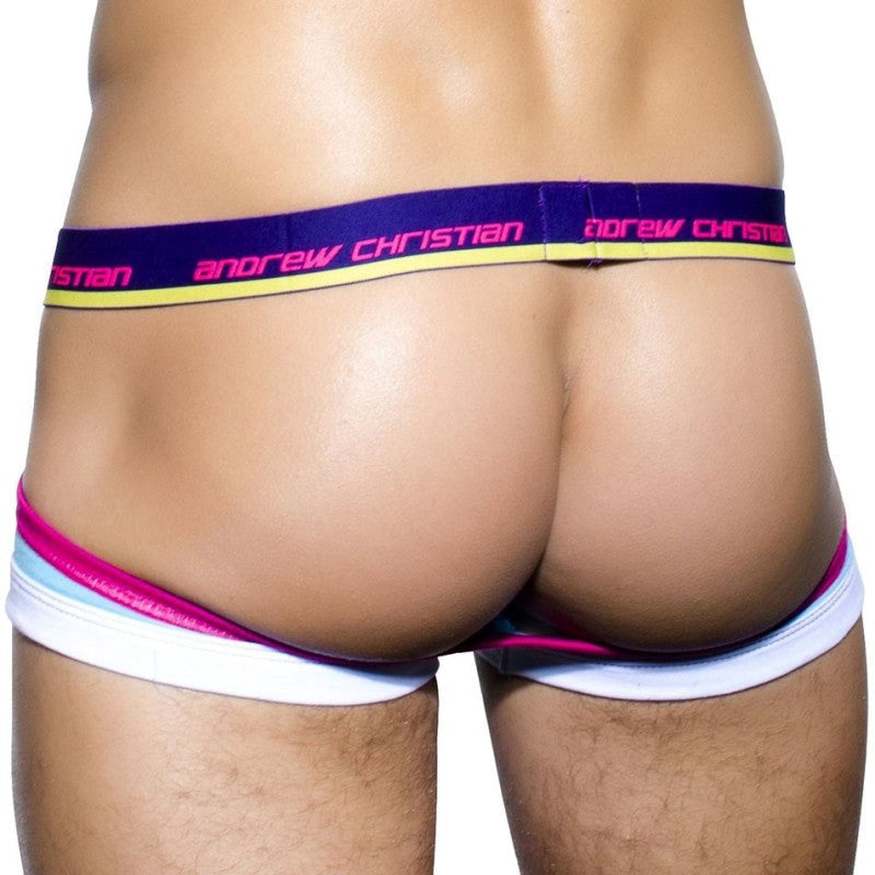 Andrew Christian Coolflex Arrow Jock with Show It Aqua Penis Enhancement - - Jocks and G-Strings