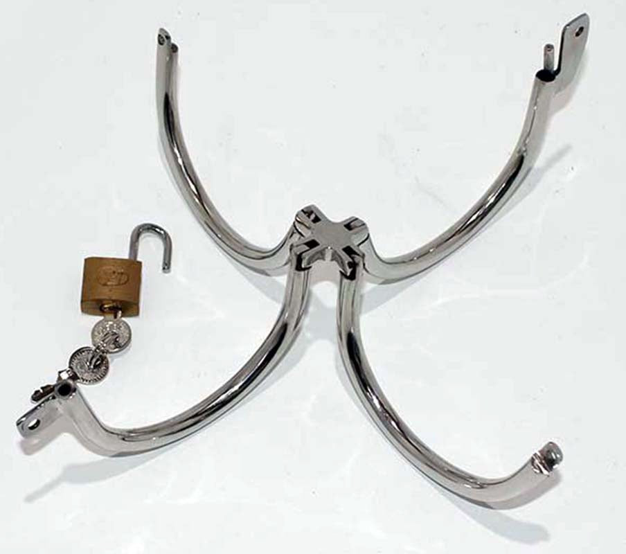 CrossOver Bondage Cuffs Gripping Cock Rings - - Cuffs And Restraints