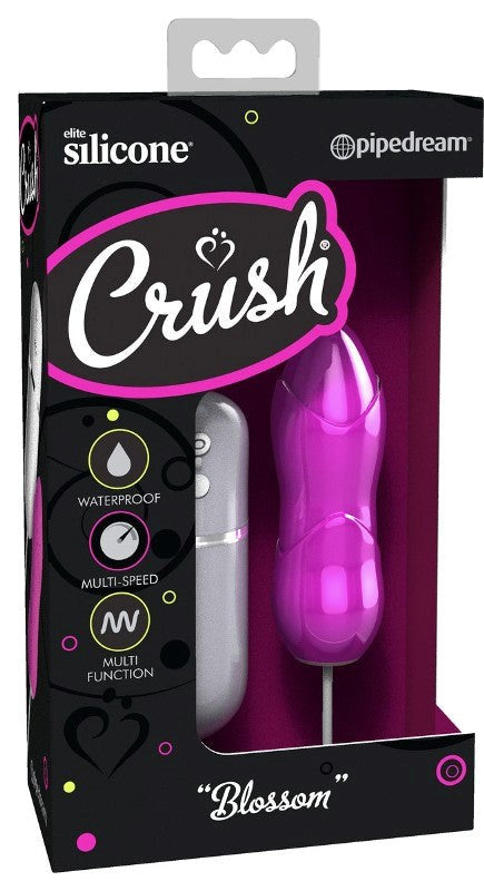 Pipedream Crush Blossom Multi Function Bullet Vibrator with Textured Surface - - Waterproof Vibrators