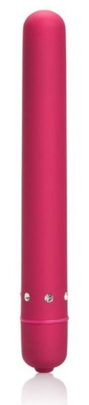 California Exotics Crystal Chic Bullet Vibe Pink with Crystal Accents - - Bullet Vibrators