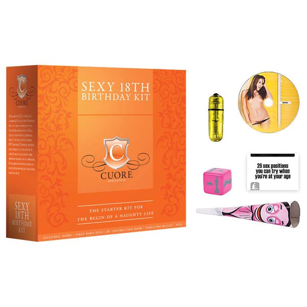 Shots Toys CUORE Sexy 18th Birthday Kit with Vibrator and Adult Games - - Sex Games, Coupons and Tricks