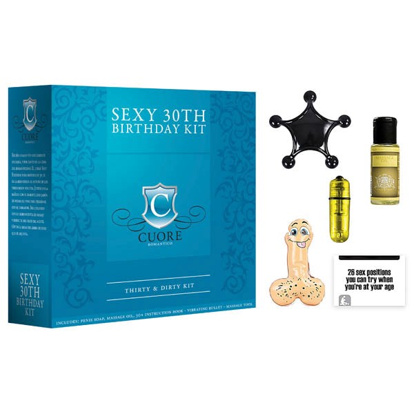 Shots Toys CUORE Sexy 30th Birthday Kit with Vibrator and Massage Tools - - Sex Games, Coupons and Tricks