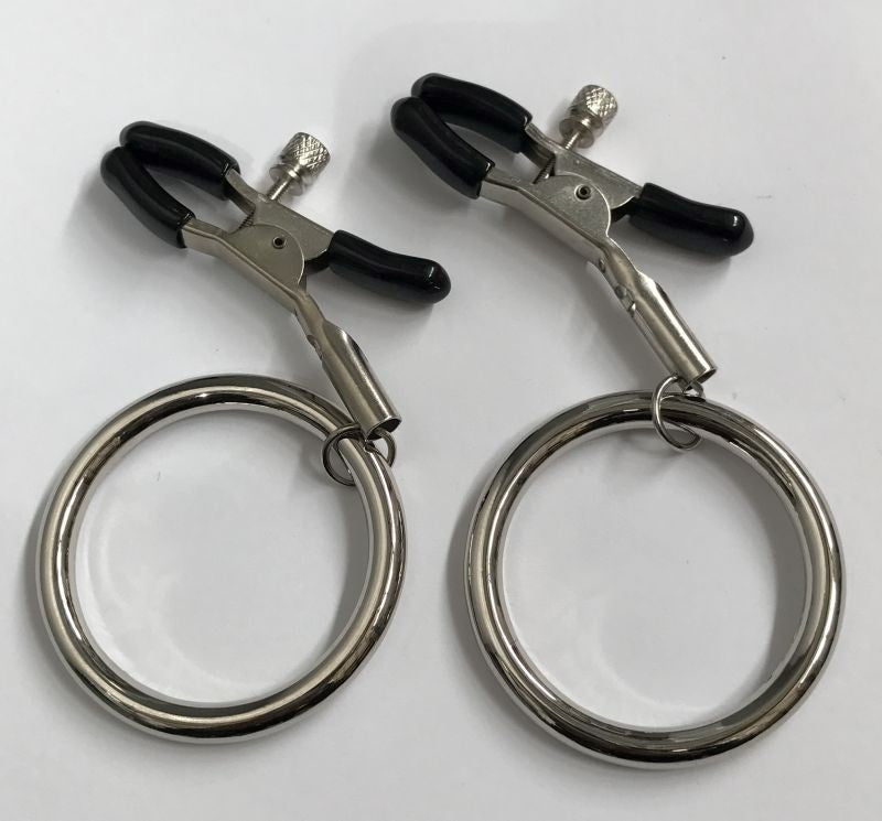 Custom Creations Nipple Clamps Slide Into Pleasure - - Nipple and Clit Clamps