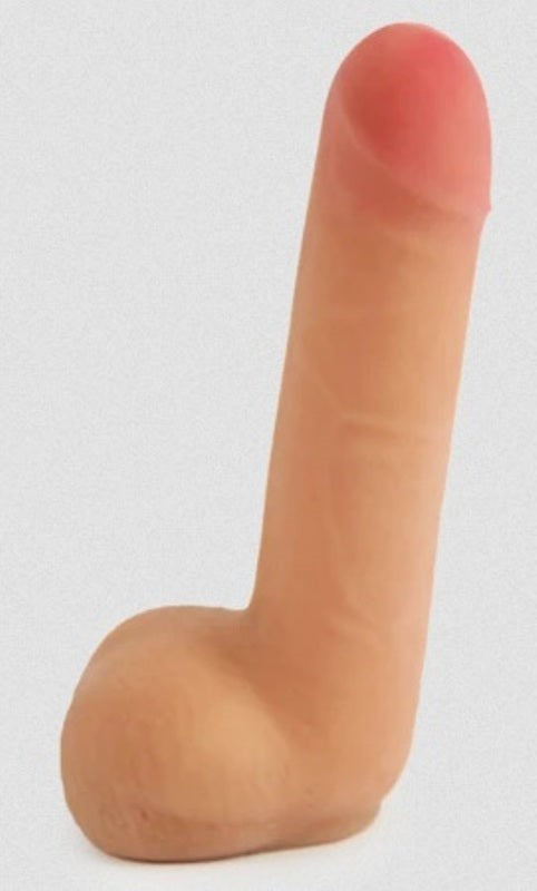 Topco Cyberskin Slimline Cyber Cock with Balls Dual Density Dildo - - Realistic Dildos