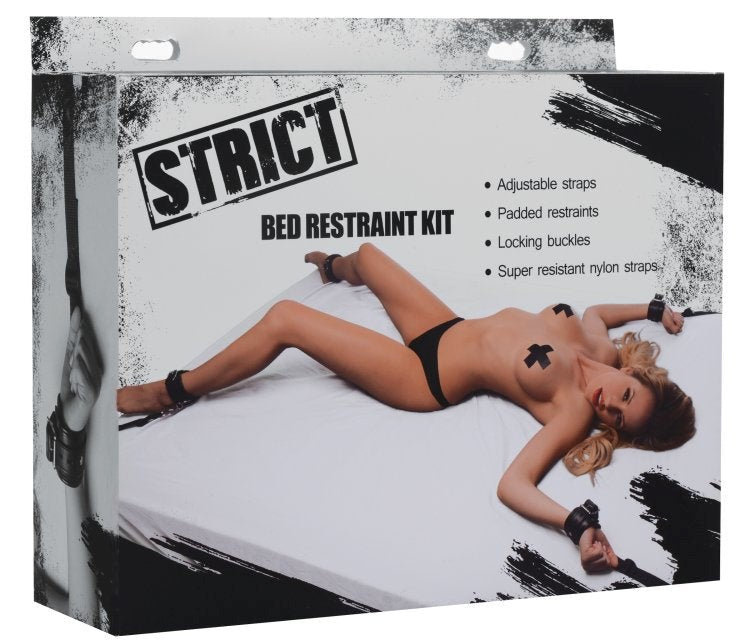 Deluxe Bed Restraint Bondage Kit Get More Naughty Fun - - Bondage Kits