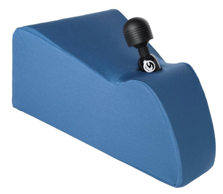 XR Brands Deluxe Ecsta Seat Wand Positioning Cushion Blue Ergonomic Wand Support - - Vibrator Accessories