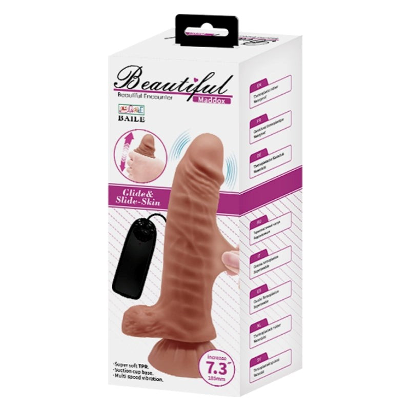 Baile Dildo Maddox Light Brown Realistic Penetration Sex Toy - - Realistic Dildos