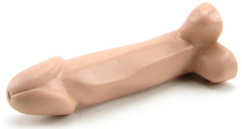 Doc Johnson Ballsy 4.5 Inch Realistic Dick White - - Realistic Dildos