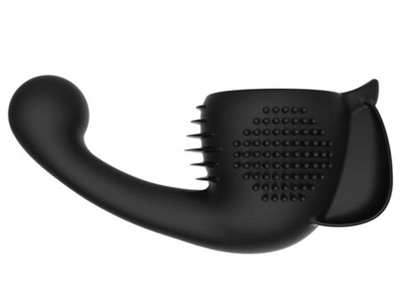 Lovense Domi Female Body Wand Attachment with G Spot and Clitoral Stimulation - - Remote Control Vibrators