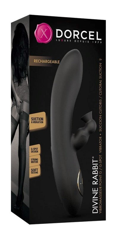 Marc Dorcel Rechargeable G Spot Suction Rabbit Massager with Dual Stimulation - - Rabbit Vibrators