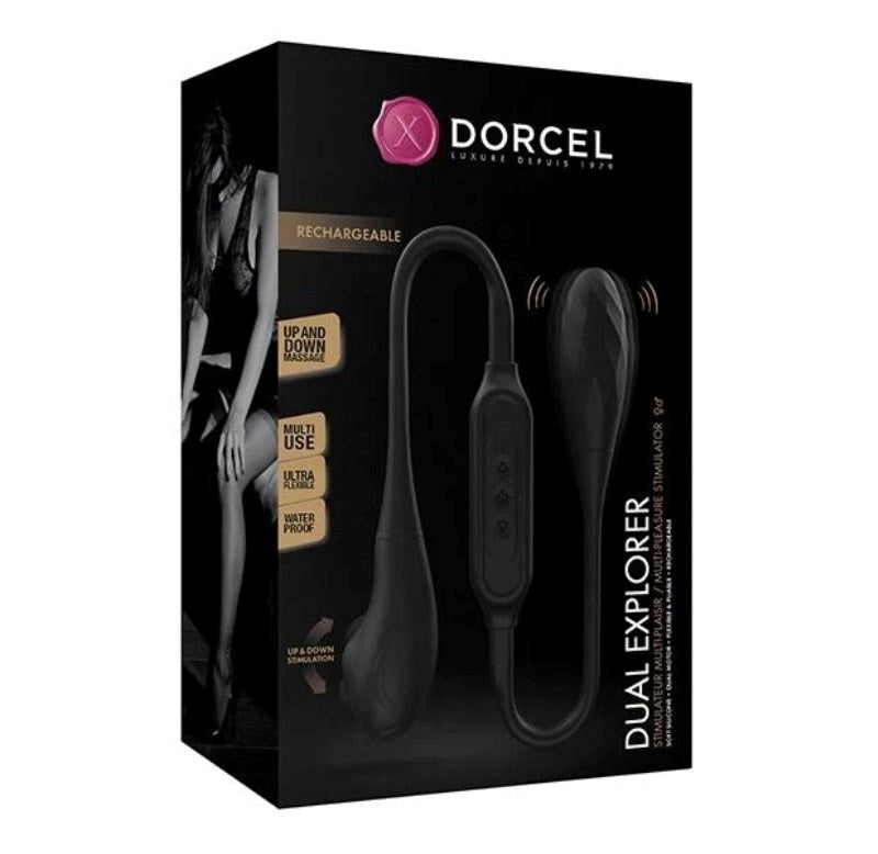 Marc Dorcel Toys Dual Explorer Dual Motor Flexible Vibrator - - Love Eggs and Kegel Exercisers