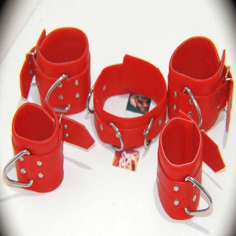 Double Eyelet Couples Restraint Set Max Stamina Support - - Cuffs And Restraints