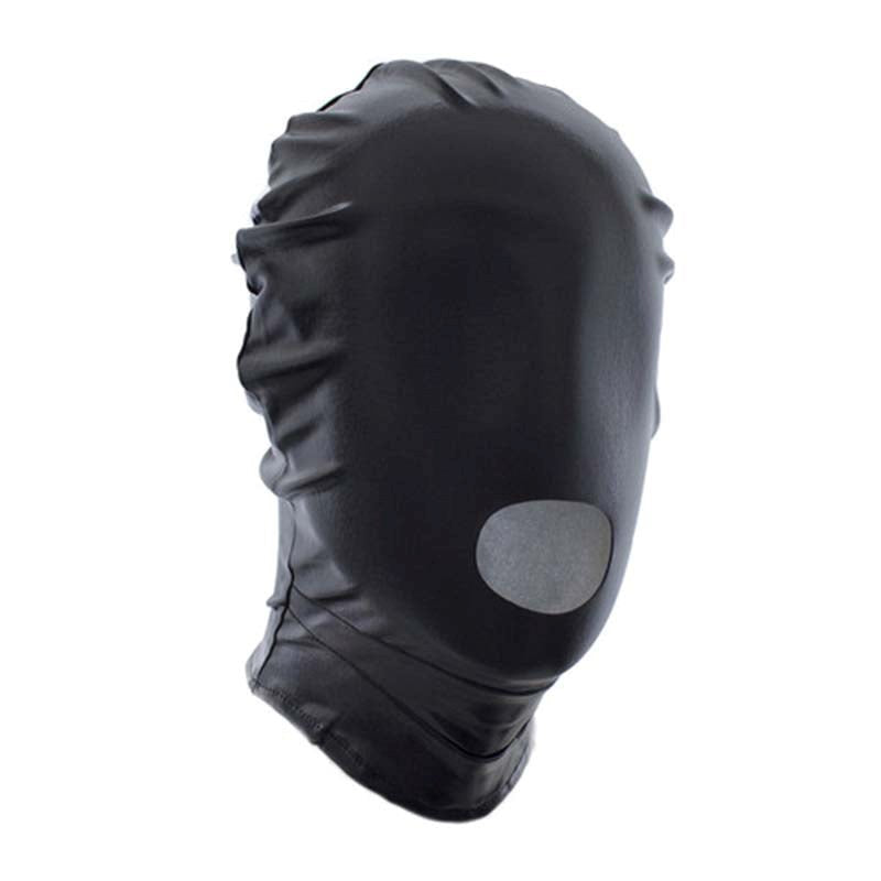 Double Layer Open Mouth Hood Body Safe CRings - - Bondage Hoods