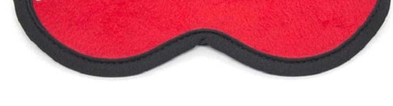BDStyle Downy Fetish Play Blindfold Black And Red Sensory Deprivation - - Fancy Dress Ups