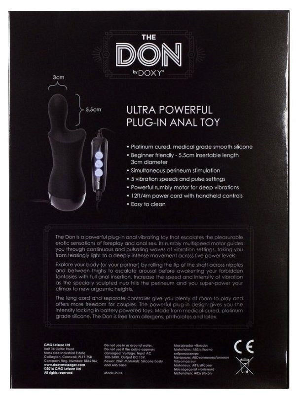 Doxy The Don Sex Performance Ring - - Luxury Sex Toys