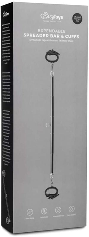 Easytoys Expander Spreader Bar and Cuffs Set - - Spreaders and Hangers