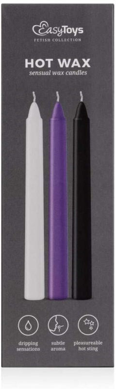Easytoys Hot Wax Sensual Candles for Temperature Play and BDSM - - Bath and Intimate Fragrances