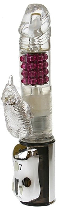 Seven Creations Eclipse Ultra 7 1000 Dual Action Rabbit Vibrator - - Rabbit Vibrators