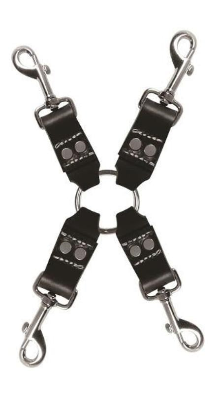 Edge Leather 4 Point Hog Tie BDSM Restraints - - Cuffs And Restraints