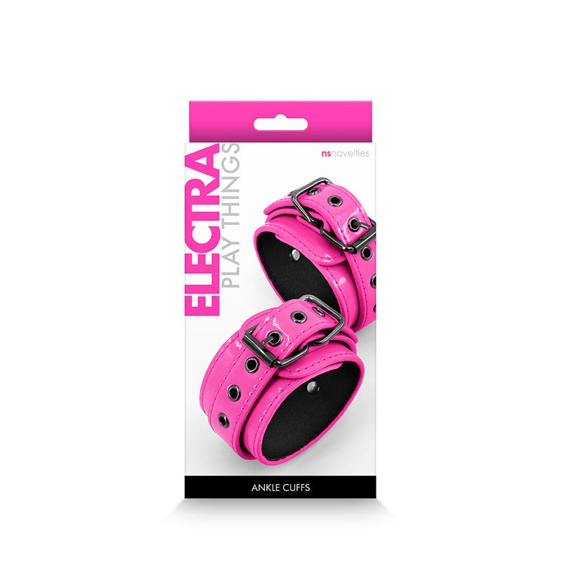 NS Novelties Electra Ankle Cuffs with Padded Comfort and Quick Release - - Cuffs and Restraints