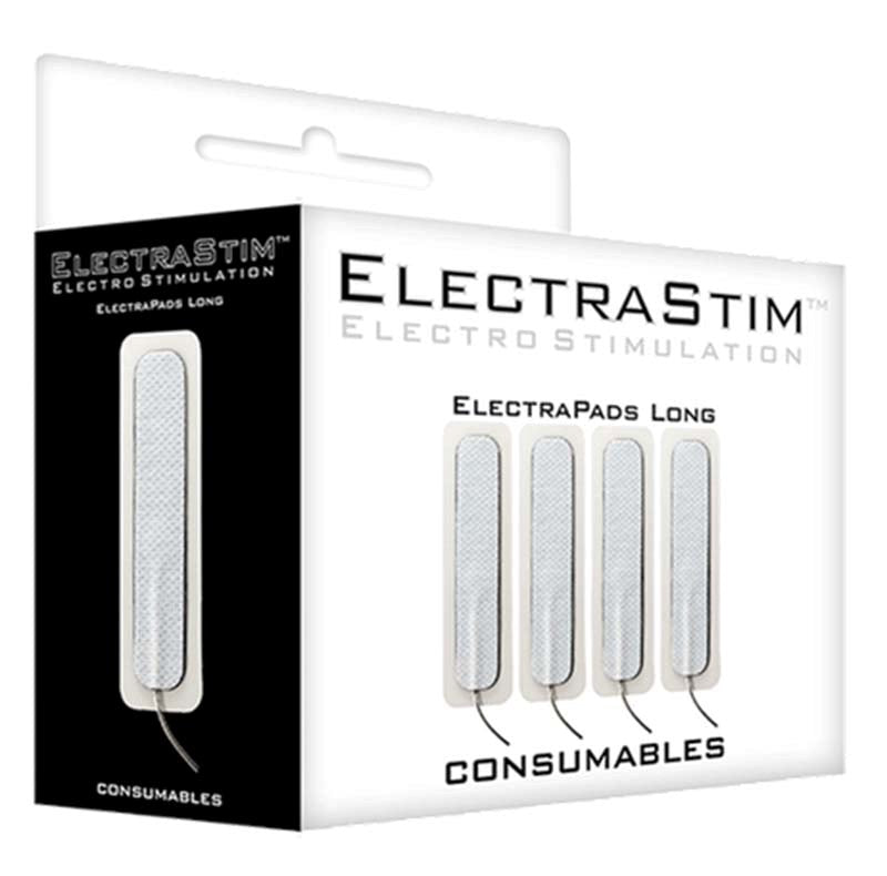 Electrastim Electra Pads Long 4 pack Precision Electro Pads - - Electro Sex