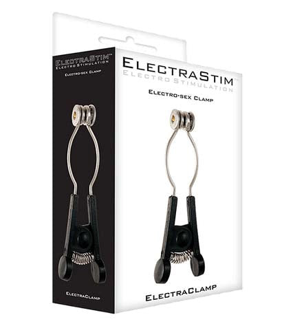 Electrastim ElectraClamp Soft Grip Genital Clamp Bi Polar E Stim - - Electro Sex