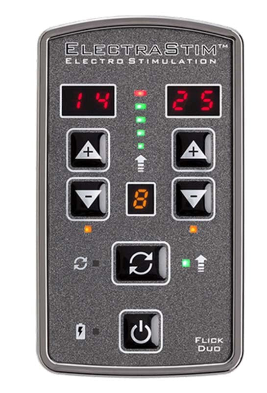 Electrastim Flick Duo EM80 Dual Channel Electro Stimulation Sex Toy - - Electro Sex