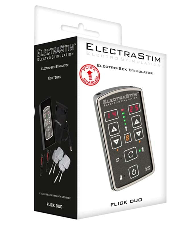 Electrastim Flick Duo EM80 Dual Channel Electro Stimulation Sex Toy - - Electro Sex