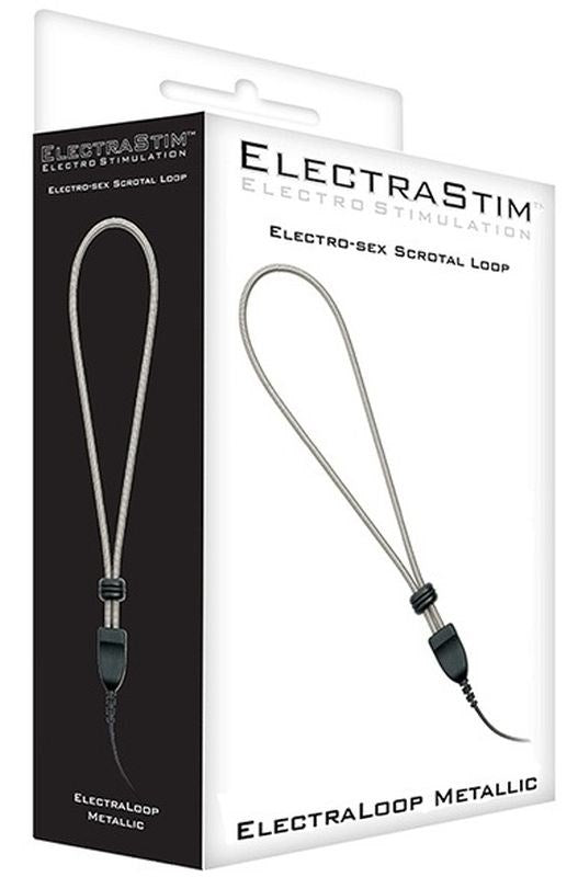 Electrastim Metallic Adjustable Scrotal Loop Electro Stimulation Device - - Electro Sex