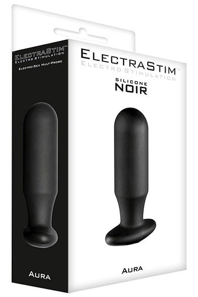 Electrastim Silicone Noir Aura Multi Electro Probe Dual Stimulation Sex Toy - - Electro Sex