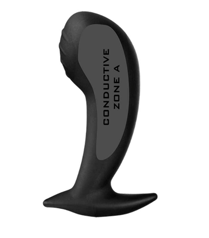 Electrastim Silicone Noir Nona G Spot Electro Probe Curved Electro Sex Toy - - Electro Sex