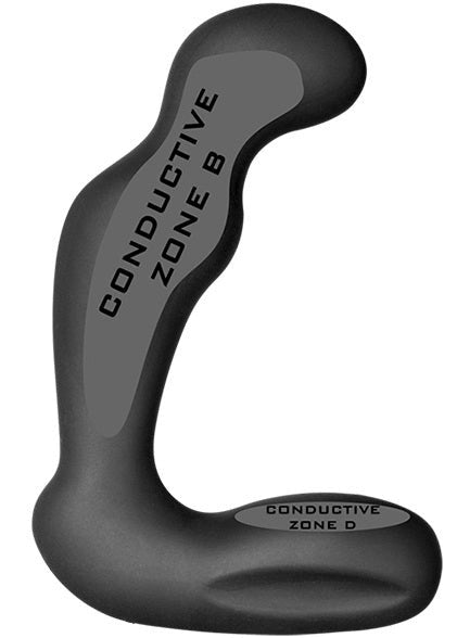 Electrastim Silicone Noir Sirius Electro Prostate Massager Quadri Polar Design - - Electro Sex