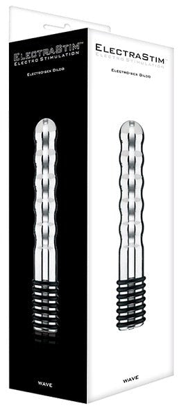 Electrastim Wave Electro Dildo Bi Polar Electrode Aluminum Sex Toy - - Electro Sex