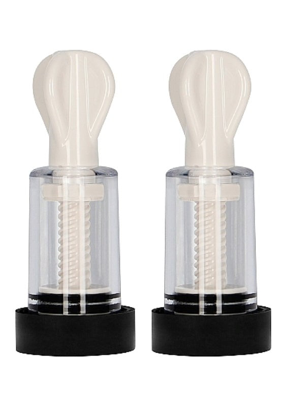 Shots Toys Electroshock Electro Nipple Suckers with Dual Stimulation - - Electro Sex