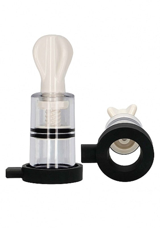 Shots Toys Electroshock Electro Nipple Suckers with Dual Stimulation - - Electro Sex