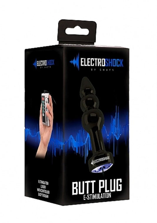 Electroshock Ribbed Butt Plug Reliable CRing Gear - - Luxury Sex Toys