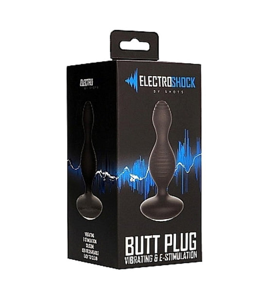 Electroshock Silicone Butt Plug Performance Cock Ring - - Luxury Sex Toys