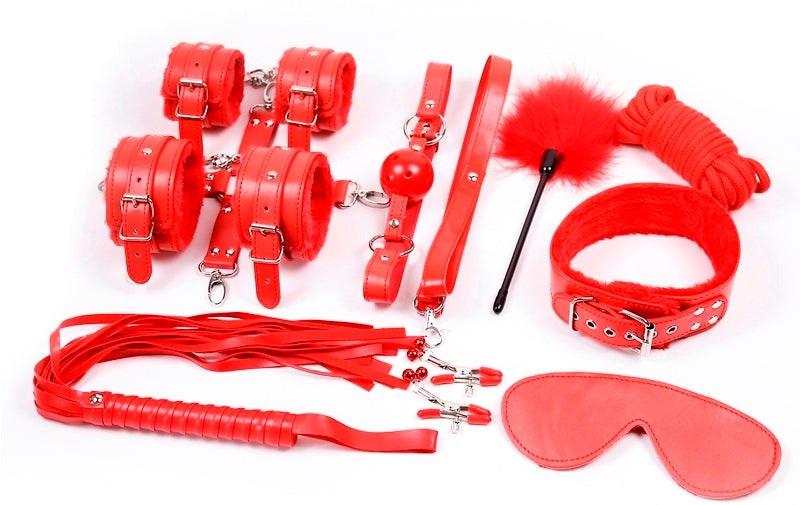 Elegance 11 Piece Bondage Kit Popular in AU - - Bondage Kits